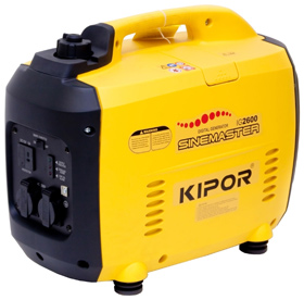 Инверторный бензогенератор Kipor IG2600 мощностью 2.40 кВт
